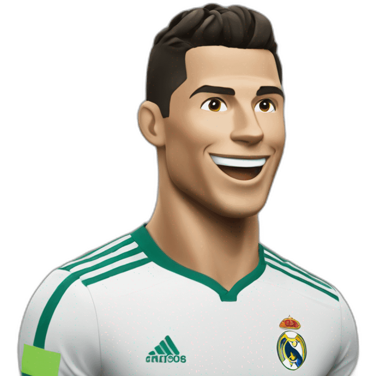 Cristiano Ronaldo celebrating emoji