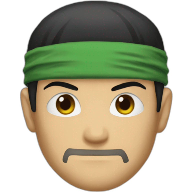 serious zoro emoji