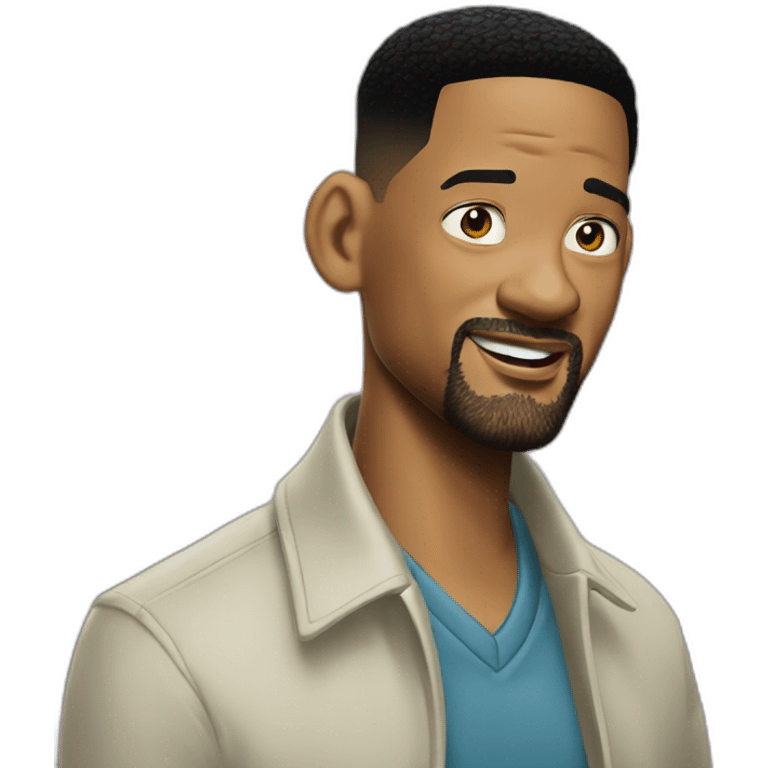 will smith imaginandose algo emoji