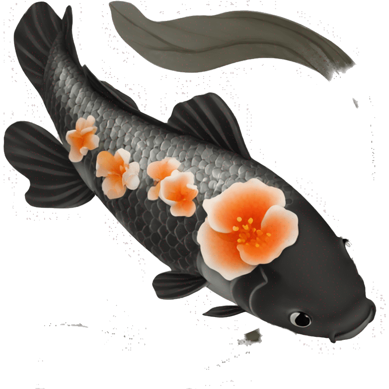 blACK KOI emoji