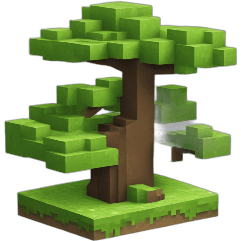 Arbol de minecraft emoji