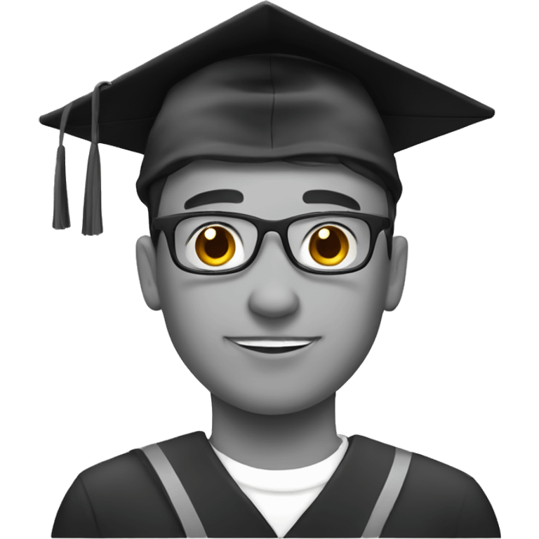 Student with cap emoji