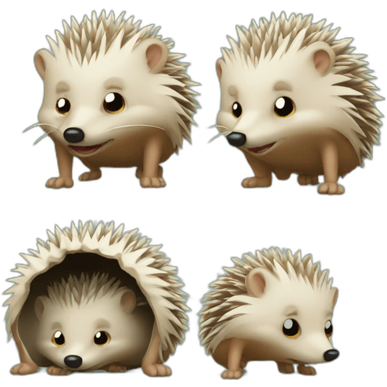 puking hedgehog emoji