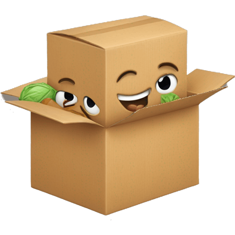 ccarton with stuff in it  emoji