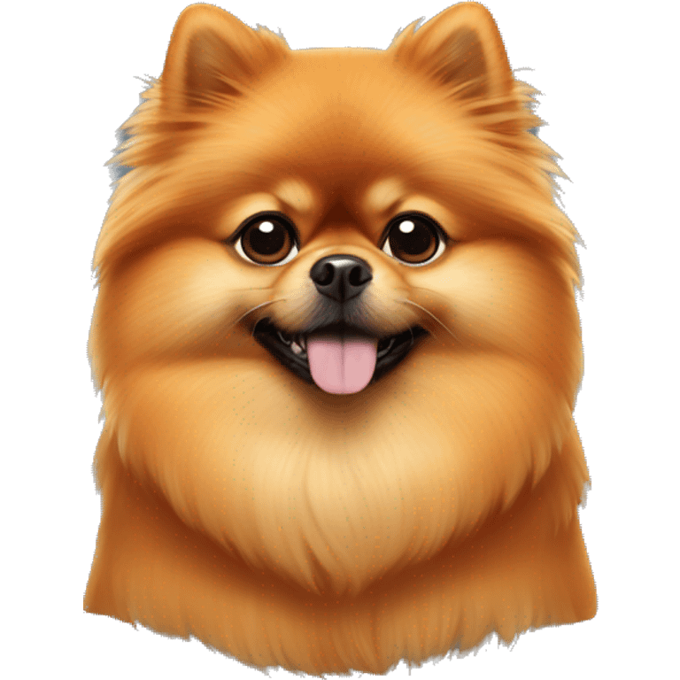 orange pomeranian being star wars emperor emoji