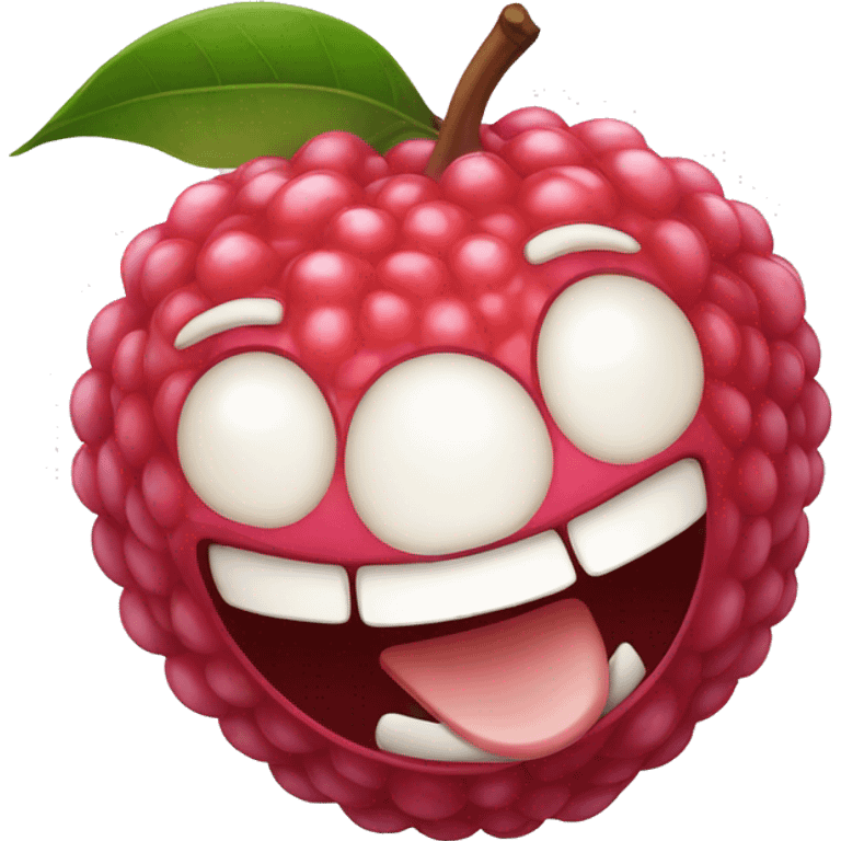 lychee laugh emoji