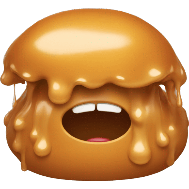 caramel blob emoji