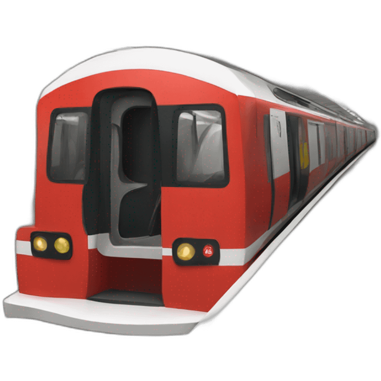 London tube train emoji