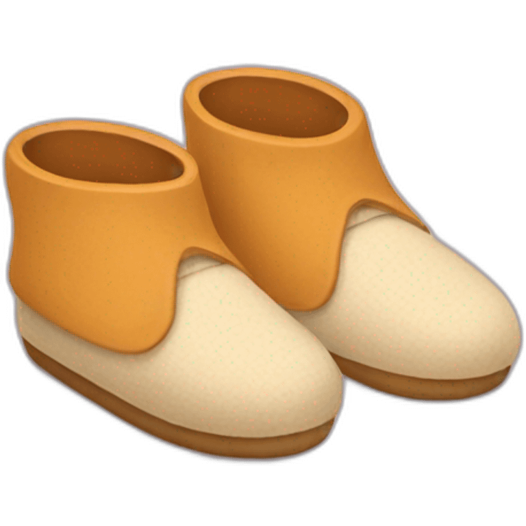 mini chaussons emoji