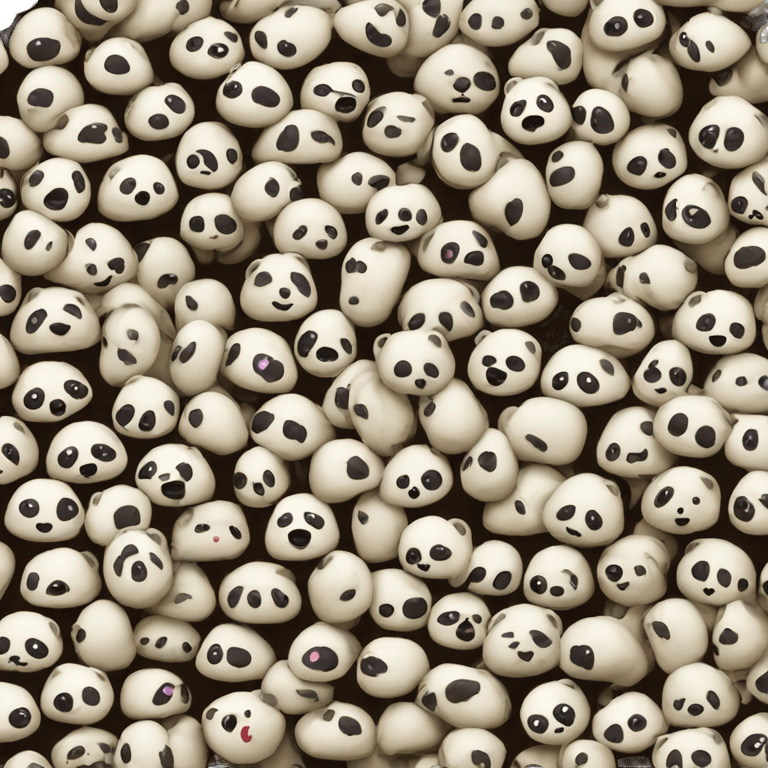 Panda poop emoji