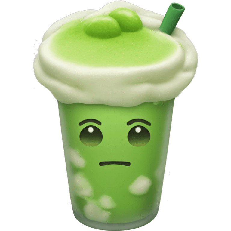 Matcha boba emoji