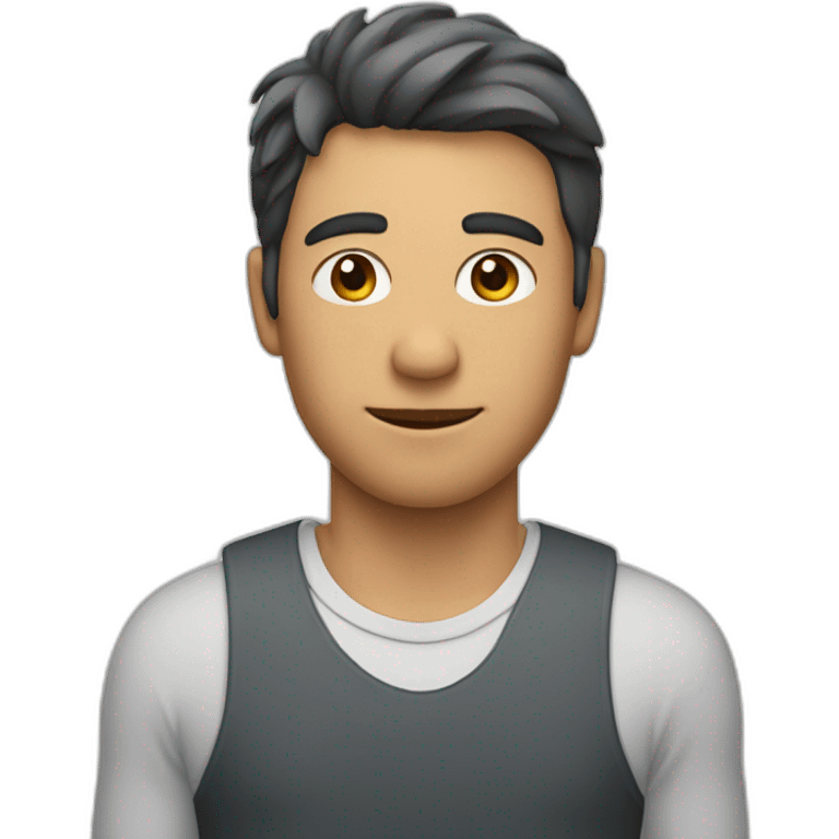 Homme avec les bras croisée  emoji