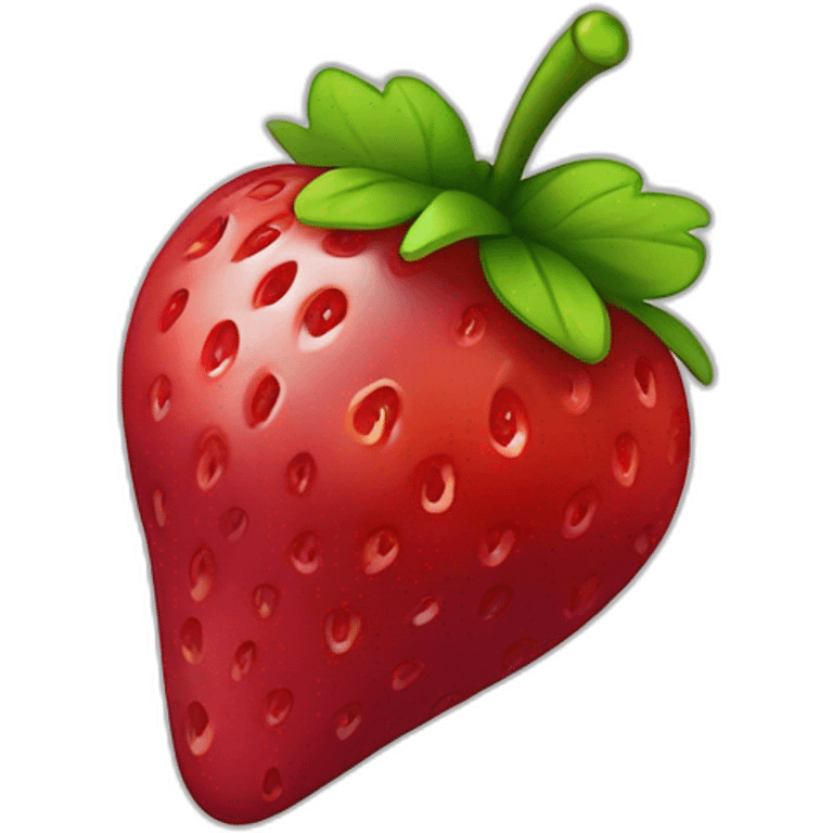 Une fraise une framboise une myrtille emoji