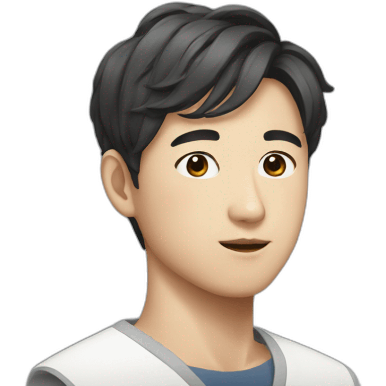 korean beautiful man emoji