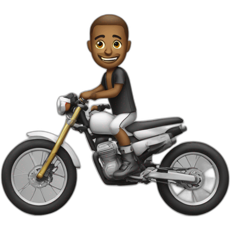 nice guy on a trial bike emoji