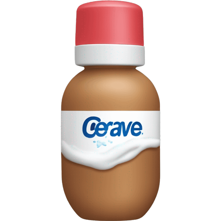 cerave washing foam bottle emoji