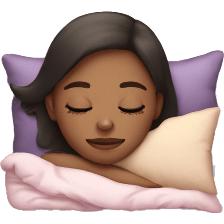 girl sleep emoji