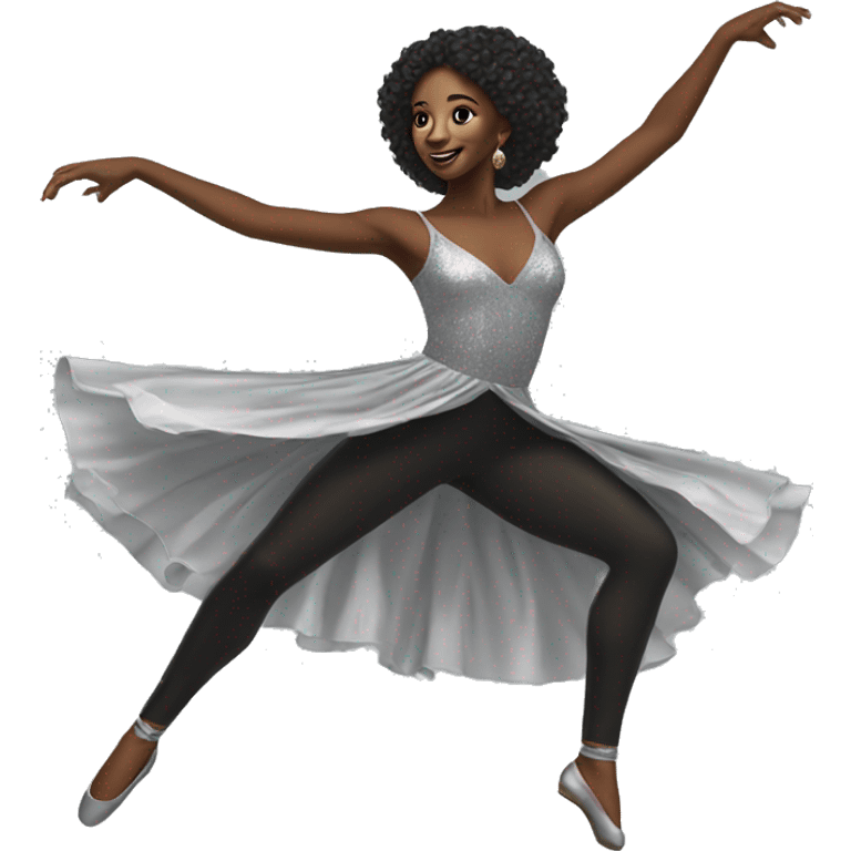 black dancer emoji