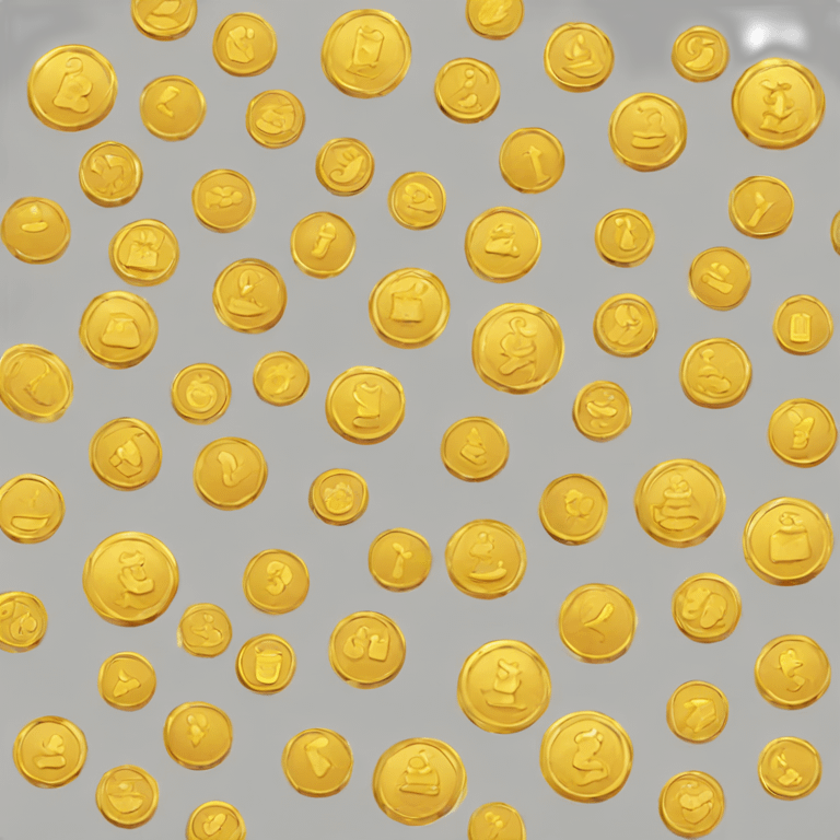 Gold COINS emoji