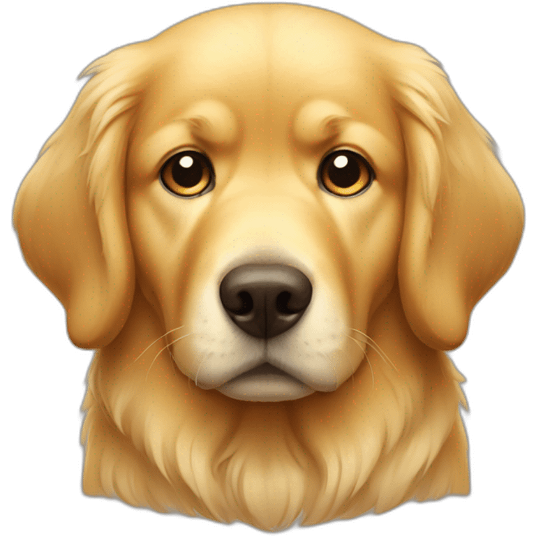 sad golden retriever emoji