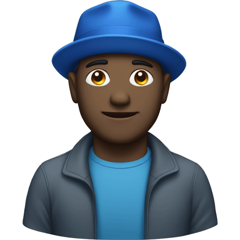 Man with blue hat emoji