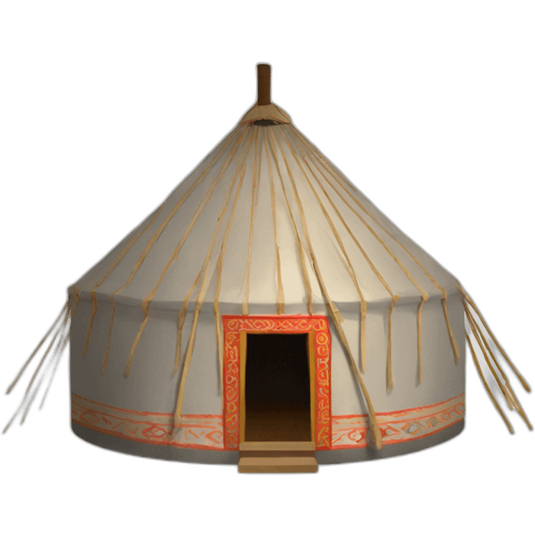 Kyrgyz national yurt emoji