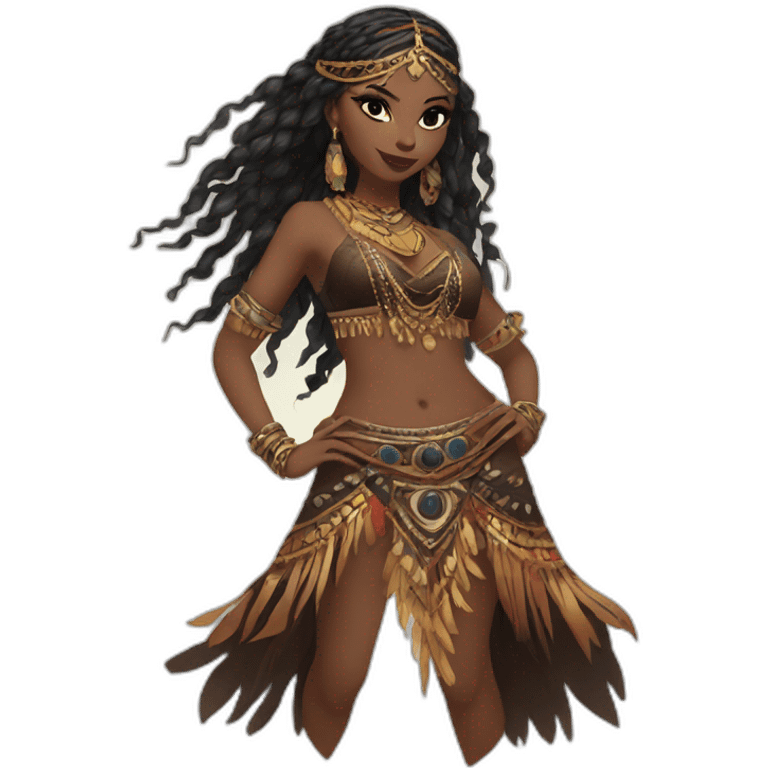 dark American Tribal Style Bellydance  emoji