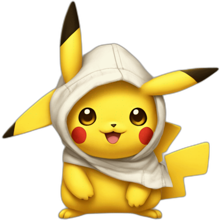 picachu wearing cloths emoji