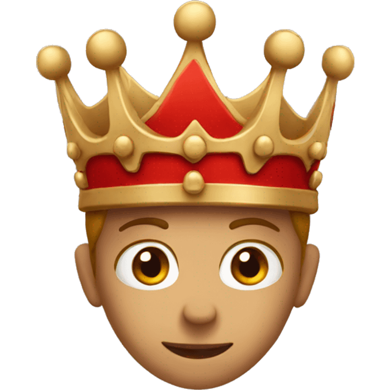 Red crown  emoji