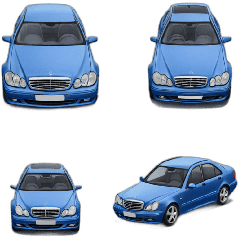 mercedes w203 blue emoji