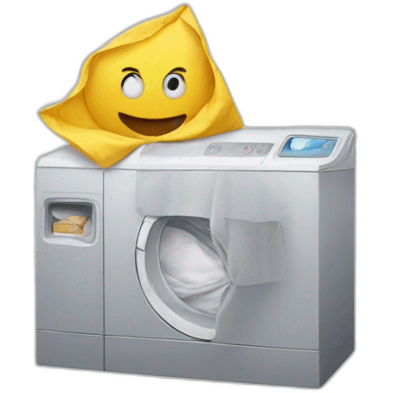 Une pince à linge emoji