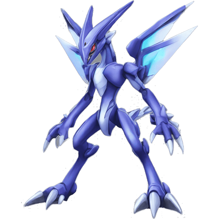  Cool Edgy Shiny Godly Digimon-Genesect-Dialga-Reptile full body emoji