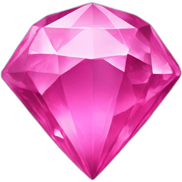 Pink crystal emoji