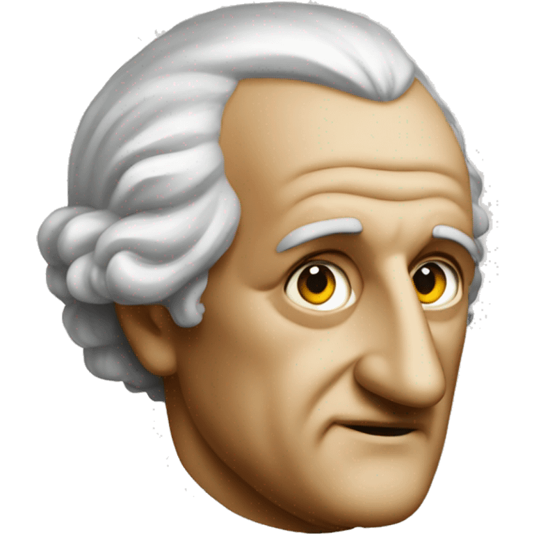 Goethe vawes with hand emoji