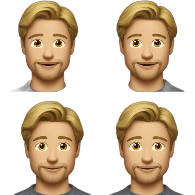 Brad Pitt 1980 emoji