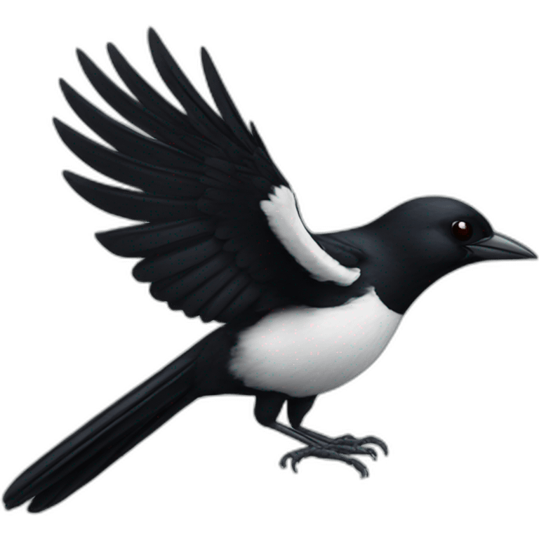 Magpie swoop emoji