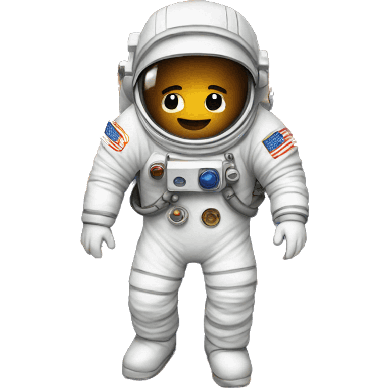 Astronaut pizza emoji