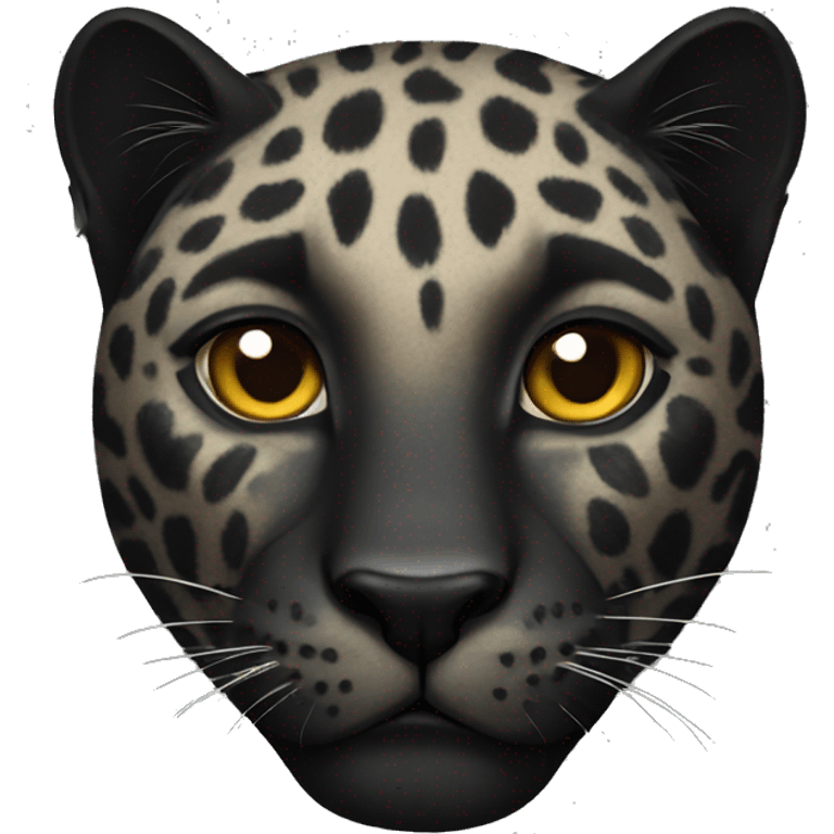 Black leopard emoji