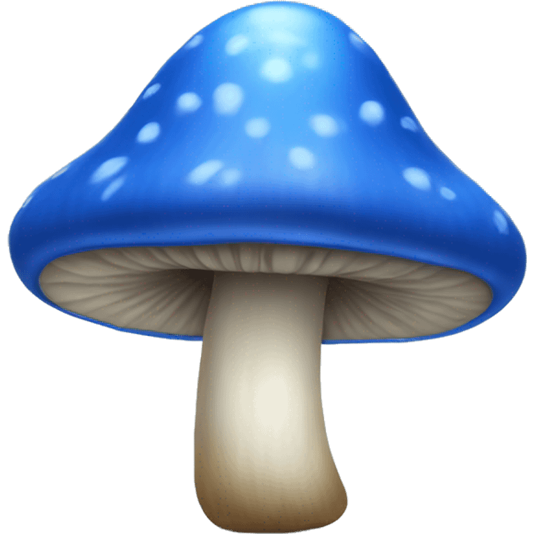 Blue mushroom  emoji