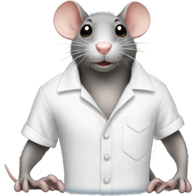 rat ironing a shirt emoji