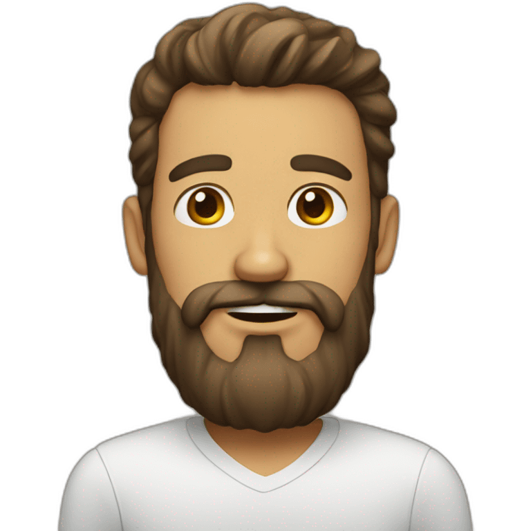 Man with beard emoji