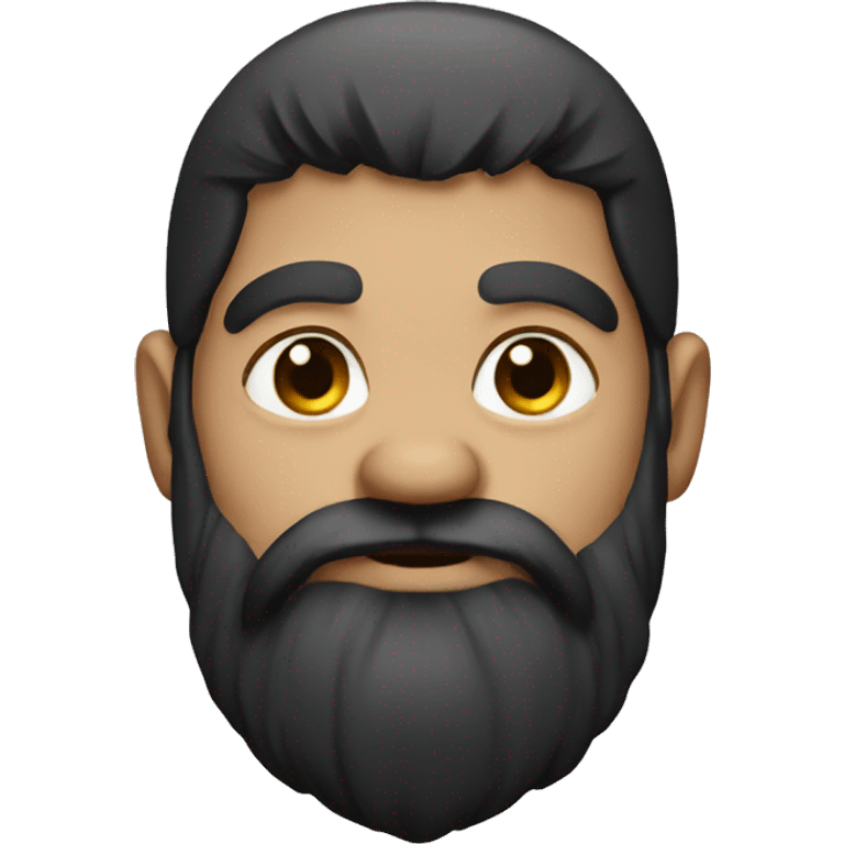 a dwarf with black hair  emoji