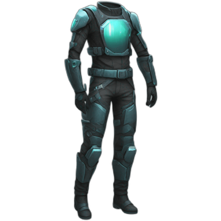 futuristic Technomancer armored pants emoji