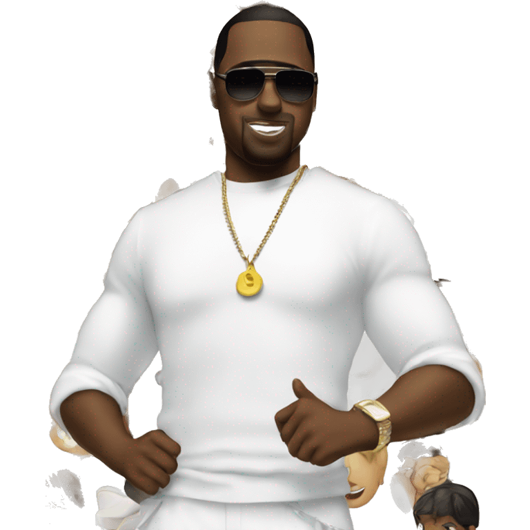 Diddy at white party emoji