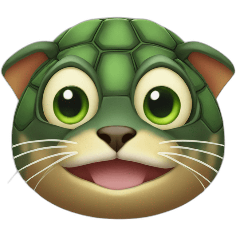 Cat turtle emoji