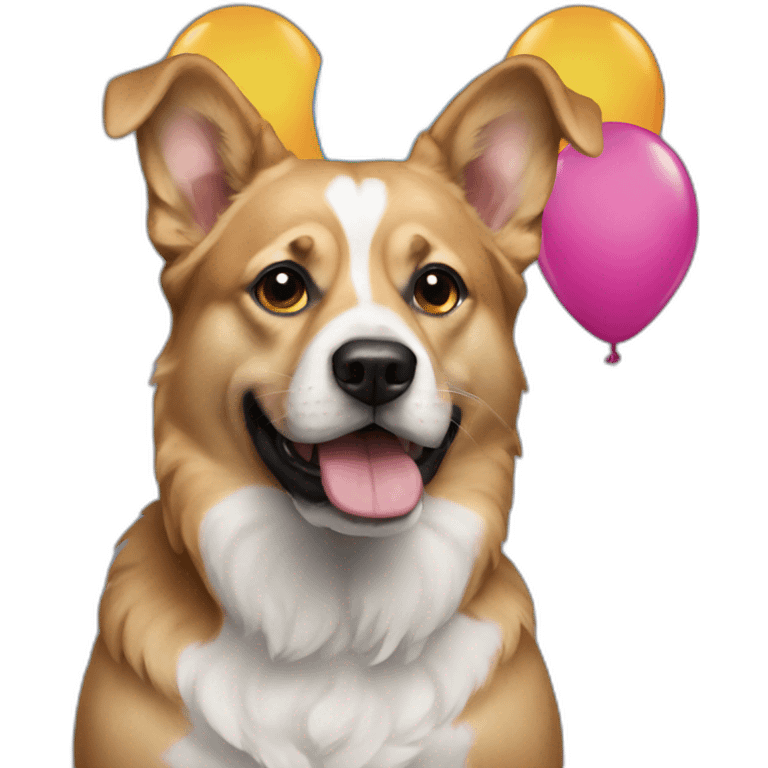 Dog this balloons emoji