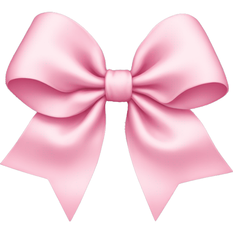 Light pink bow emoji