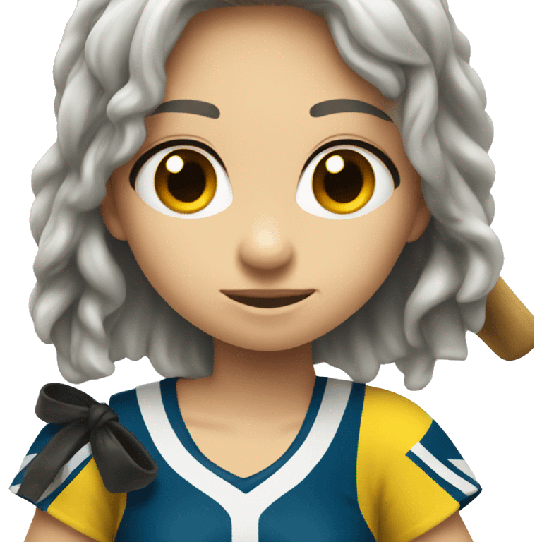 bow on softball emoji