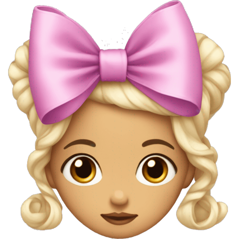 cute bow coquette style emoji