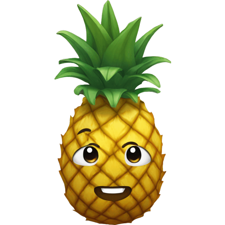 Upside down pineapple emoji